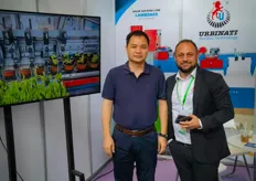 Mr. Liu Zhenneng from Dingdian Greenhouse, and Alessandro Mazzacano from Urbinati Company