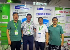 Egbert Bok from Intrahorti with their sales agent in China
