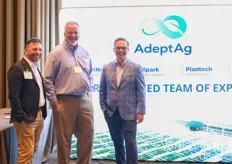 Dave Taylor, Andrew van Geest and Kris Nightengale of Adept Ag 