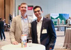 Laurens Mes with HAWE Cultivation Systems and Yoris Khalil of Viscon Group