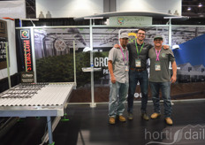 Shaun Birkendahl, Alex Pappas and Chad Sanden of Grow-Tech Systems