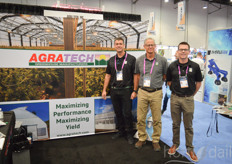 Adam Pound, Kent Wright and Daniel Monk with AgraTech