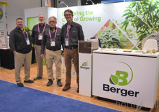 Kevin Staso, Derek Schumacher, Peter Hesse & Mike Hennequin with Berger, supplier of growing media.