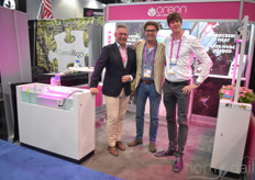 Jan Mol, Arnold de Kievit & Michiel de Jong with Oreon, also showing the new 400 Volt LED-fixture with an extended range.