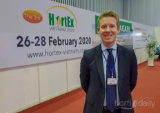 That's one happy Kuno Jacobs with Nova Exhbitions. The show organiser rebooked a steady amount of stands for next years HortEx Vietnam, which will take place from February 26th - 28th 2020.