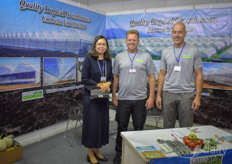 When it's about Southeast Asia and horticulture, Wim Damsteegt & Jeroen Baasare there, showing the Greenspan greenhouses.