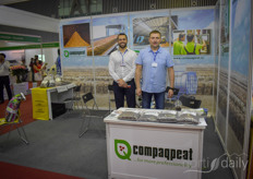 Mareks Kalve & Darius Karcmarinas with Compaqpeat.