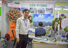 Pham Cong Thanh with the Vietnamese supplier Tien Phong Agri. 