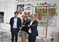 Andrea Bonriposi, Margherita Pavano & Michele Pavano with P-Tre, showing their various gutter systems