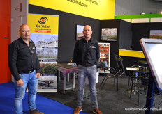 Hans de Vette and Henk Bot at allround horticulture supplier De Vette BV