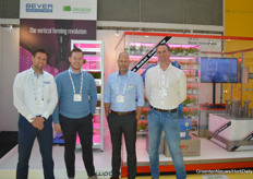 Erwin Dingemanse (Bever Innovations), Ben Pieterse (Own Greens), Johan Katerberg (Bever Innovations) and Bastiaan Krijger (KV Techniek)