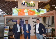 MJ Tech with their new colleague: Jurnjan van den Bremer, flanked by Peter van den Bemd and Ruud van Aperen.