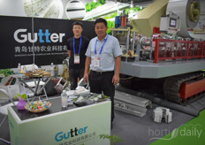 The Gutter forming machine from Qingdao Gutter Agriculture Technology Company. 