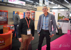 Anthony Bruneau with Claie and Olivier Berthelier with Priva. Claie is the Priva dealer for eastern part of France and now also for the southeast of France.