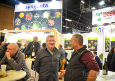 Guguyen Louc with Syngenta is visited by distributor Dion Frederic