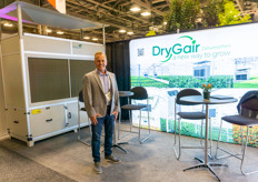 Doug Miller, DryGair, in the booth while Hadar Fuchs-Rubal was talking, talking, talking - dehumidification, or, energy savings, is an important topic in the North American market