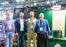 Scott Fender, Kyle Skinner, Ohalo Genetics, Jan Koenekoop and Pieter Kruijt with Jade Systems. The company has a jubilee coming op: August 1st marks their 25 year jubilee 