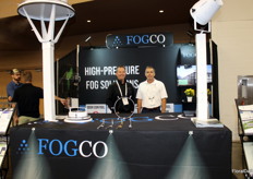 Dana Pack and Michael Methe of FogCo. Dana and Michael mentioned that the Snap-Fan EC20 Max and the Revolution Humidification Fan have been in high demand. The reason: a broader and gentler air pattern that reduces microclimates and the solutions' energy-efficiency