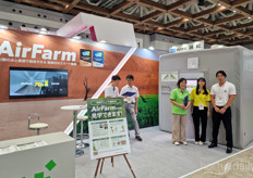 The team of Airfarm was very excited to show off their all-round solution, the AirFarm; a closed farm that allows for year-round production of vegetables and fruits