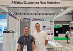 Jiangsu Guangman New Materials were all about their newest materials that can protect plants from getting sun-burnt in the greenhouse 