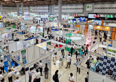 The exhibitor floor with over 190 companies present