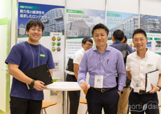 The Inochio Agri team were presenting hands-on greenhouse solutions