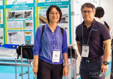 Eri Hayashi with JPFA and Seiji Matsuda of AGC / F-Clean