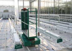 Observant visitors also came across a prototype of Metazet's revamped tube lift in the greenhouse.