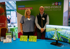 Gemma Bates and Dave Faragher with Pro-Force