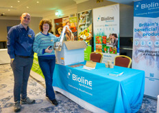 Guy Johnson and Caroline Reid with Bioline AgroSciences