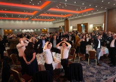 Prior to dinner, it was time for some dance moves that were filmed to improve the reputation of the British Tomato Industry on TikTok