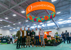 Samuel Cournoyer, Yves Cournoyer, Frank Magnusson and Diane Surette of Dummen Orange