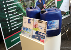 Attention to disinfection and hygiene at Mertens' stand