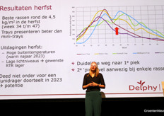 Vera Theelen (Delphy) discussed research on everbearers.