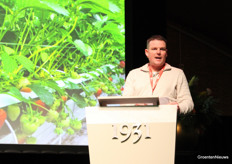 No Aardbeiendag without a word from chairman of the national strawberry committee, grower Jeroen Schwering.