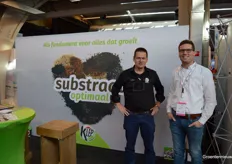 Wim Voogt (Klep Substrate Optimaal) and Roel Bloemert (ICL Specialty Fertilizers)
