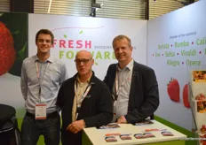 Koen Merkus (Fresh Forward Marketing), Philip Lieten (Fragana Holland) and Teunis Sikma (Fresh Forward Marketing)