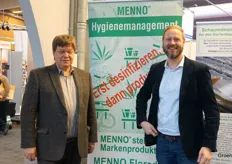 Laurents Kempkes & Christian Eidam from Menno Chemie, manufacturer of disinfection products