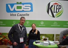 Jan Sneijders from VOS Capelle and Steffie Geerts from KLEP