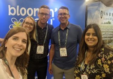 The Van Belle Nursery team in front of their Bloomin’ Easy booth