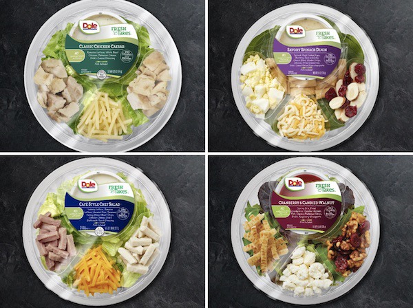 Dole rolls out line of 6 Fresh Takes salad nationally